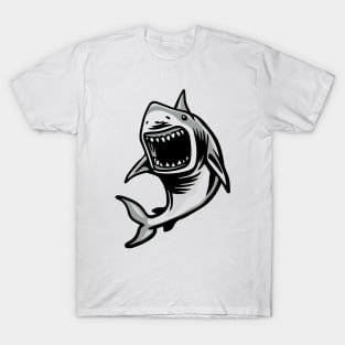 Great White Shark Bite Logo T-Shirt